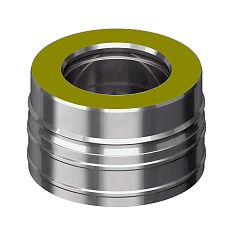 Переходник гофра-расш V50R D180/280 нерж 321/304